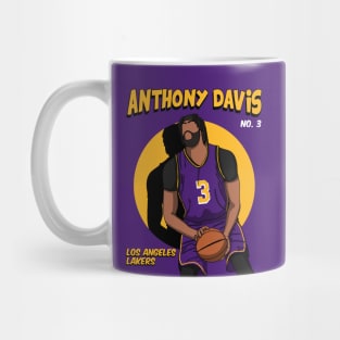 Anthony Davis Comic Style Art Mug